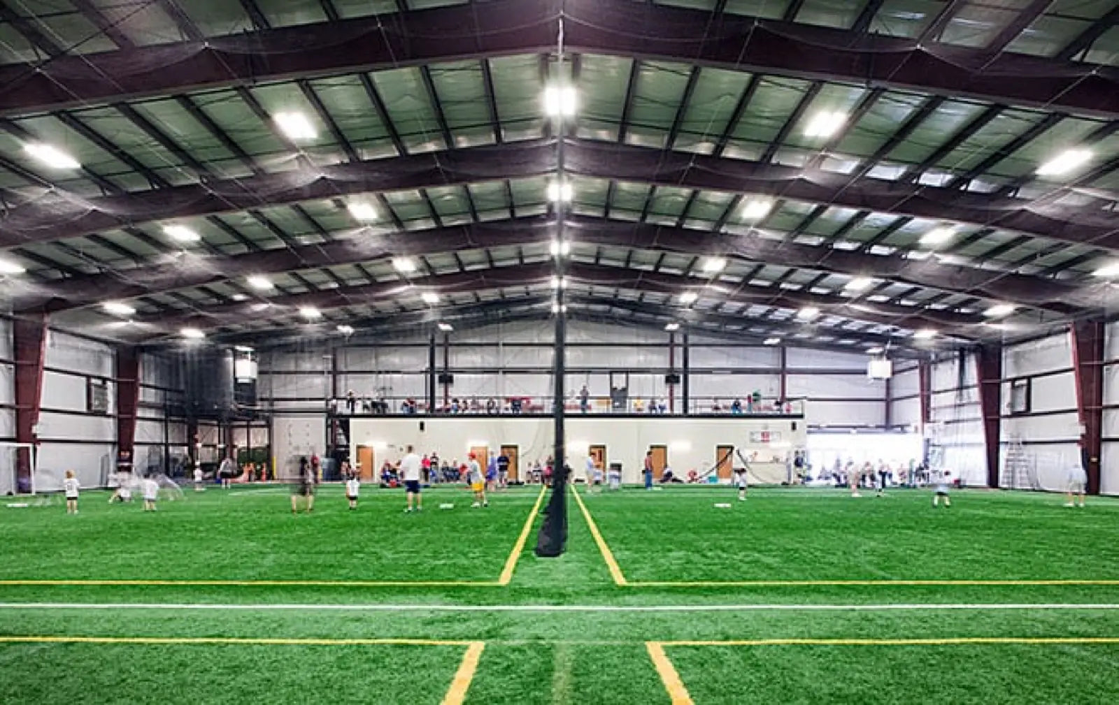 Commercial fitness and training steel building