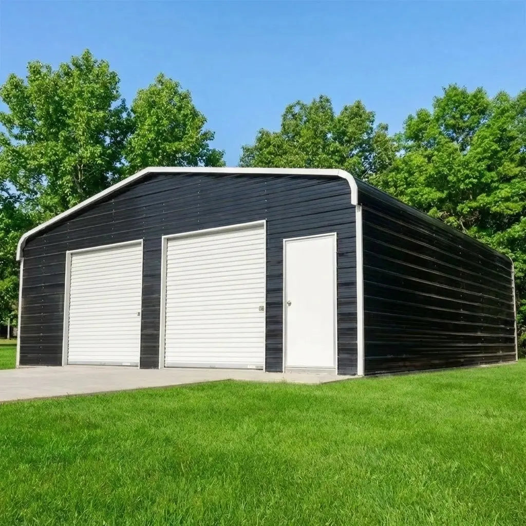 Lockbox secure 24x35 metal garage