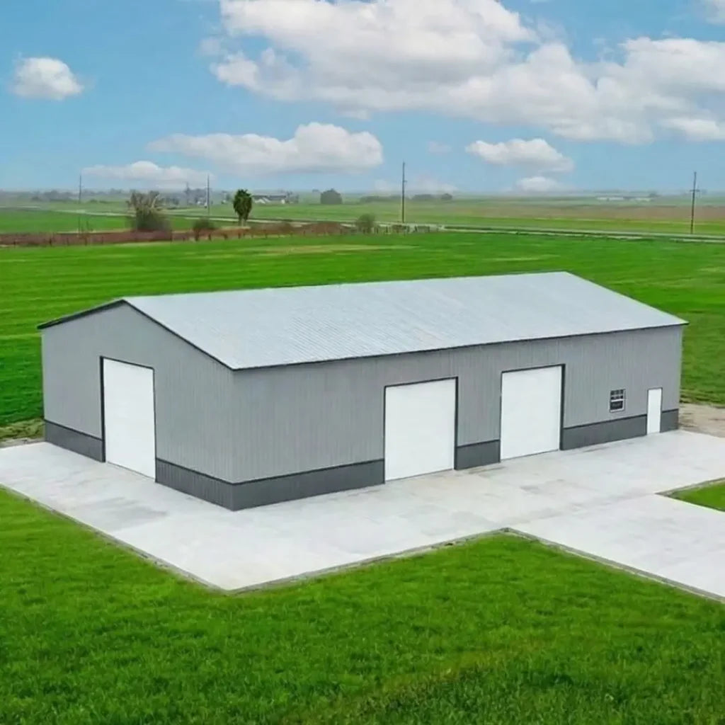 Steelhorse 50x80 high-bay metal shop