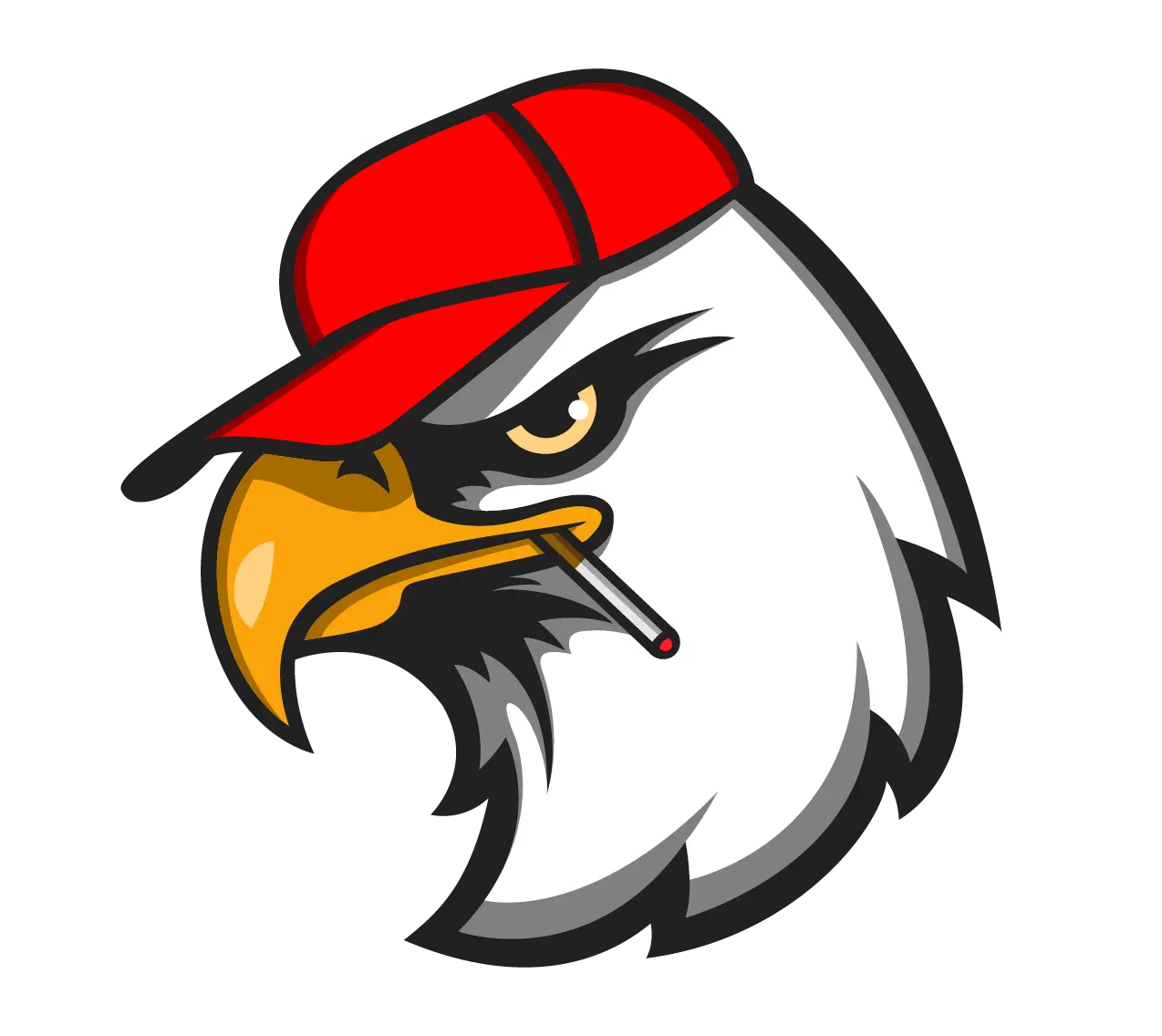 Metal America eagle mascot