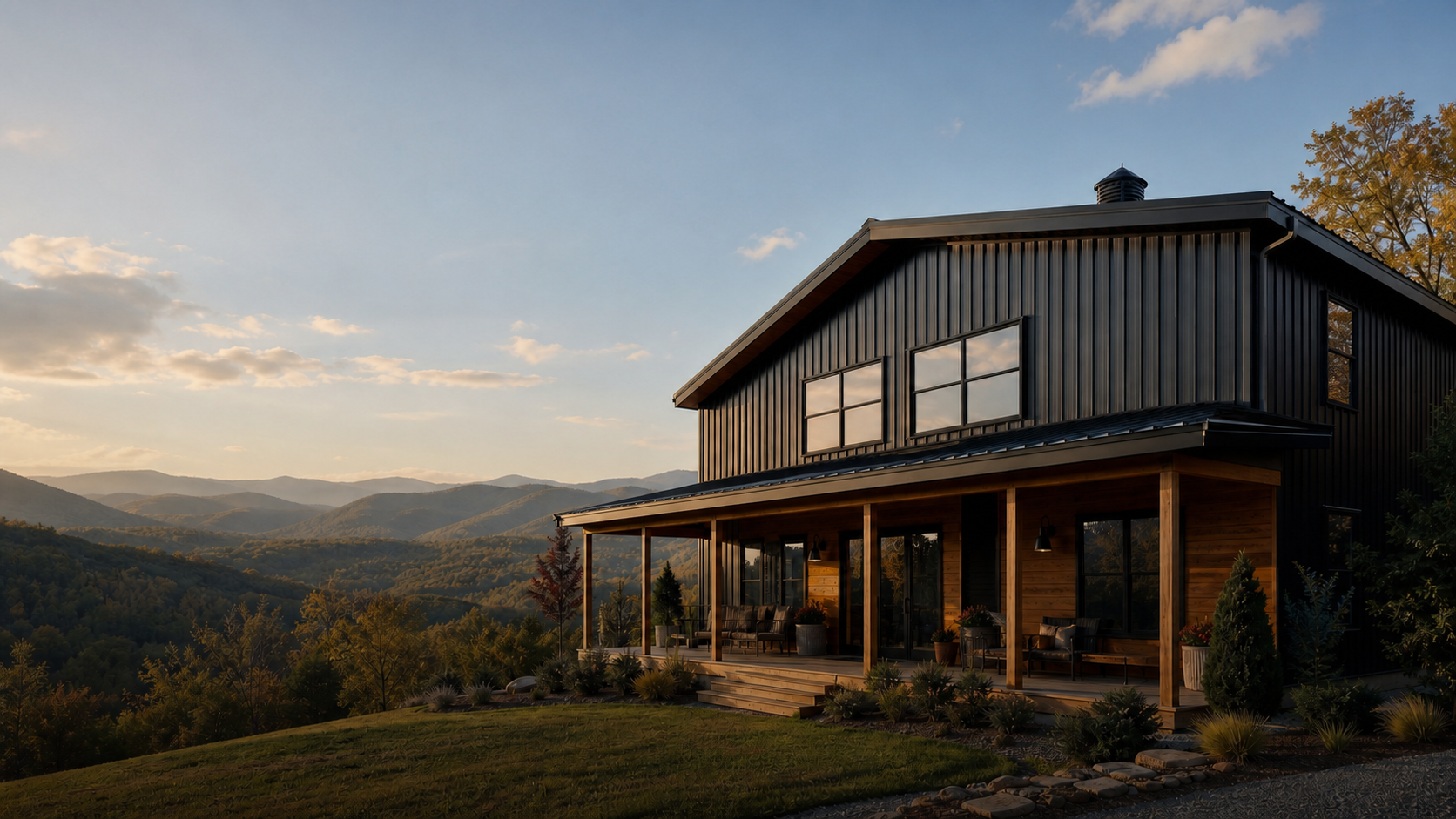 Custom barndominium in East Tennessee
